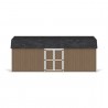 Little Cottage Co. 12x24 Value Gambrel Wood Barn Kit with 6' Sidewalls & Side Entry - (12x24 VGB-6-SE-PC)