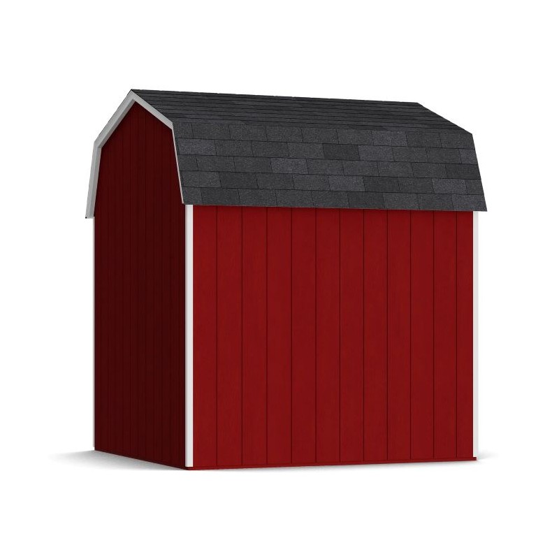 Little Cottage Co. 8x8 Value Gambrel Workshop Wood Barn Kit - (8x8 VGB-6-WS-PC)