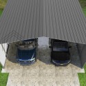 VersaTube 2-Sided 24x20x12 Classic Steel Carport Kit (CM324200120-NS0009)