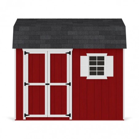Little Cottage Co. 8x10 Value Gambrel Workshop Wood Barn Kit - (8x10 VGB-6-WS-PC)