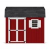 Little Cottage Co. 8x10 Value Gambrel Workshop Wood Barn Kit - (8x10 VGB-6-WS-PC)