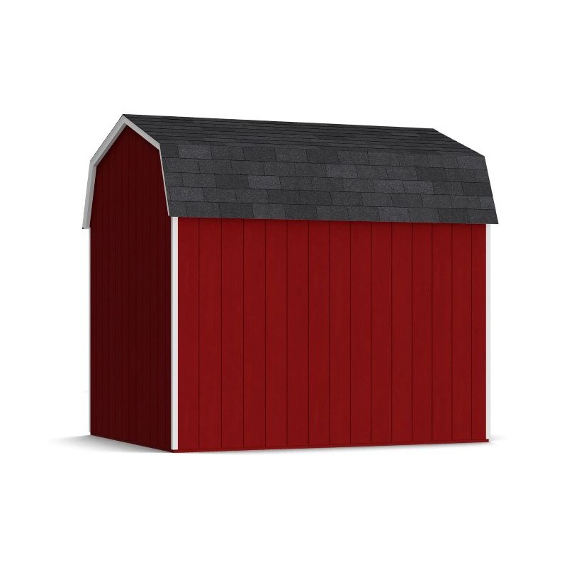 Little Cottage Co. 8x10 Value Gambrel Workshop Wood Barn Kit - (8x10 VGB-6-WS-PC)
