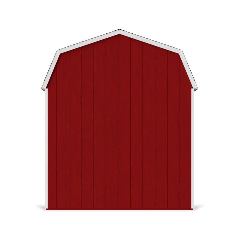Little Cottage Co. 8x12 Value Gambrel Workshop Wood Barn Kit - (8x12 VGB-6-WS-PC)