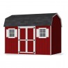 Little Cottage Co. 8x12 Value Gambrel Workshop Wood Barn Kit - (8x12 VGB-6-WS-PC)