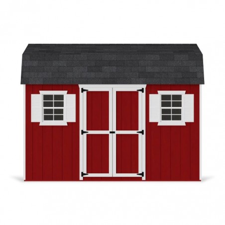 Little Cottage Co. 8x12 Value Gambrel Workshop Wood Barn Kit - (8x12 VGB-6-WS-PC)