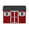 Little Cottage Co. 8x12 Value Gambrel Workshop Wood Barn Kit - (8x12 VGB-6-WS-PC)