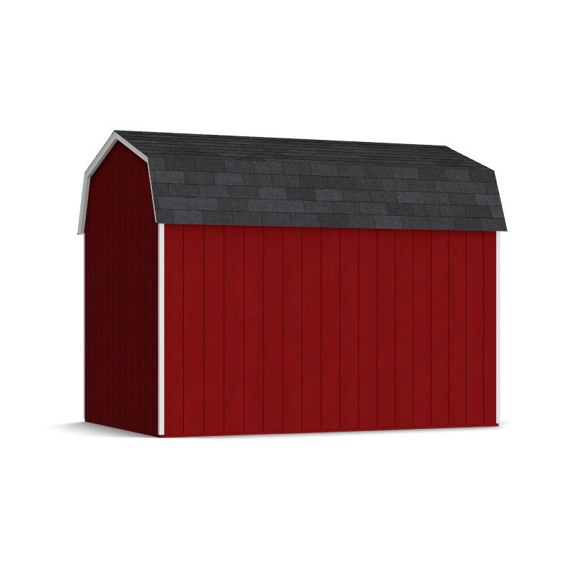 Little Cottage Co. 8x12 Value Gambrel Workshop Wood Barn Kit - (8x12 VGB-6-WS-PC)