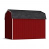Little Cottage Co. 8x12 Value Gambrel Workshop Wood Barn Kit - (8x12 VGB-6-WS-PC)