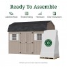 Little Cottage Co. 8x12 Value Gambrel Workshop Wood Barn Kit - (8x12 VGB-6-WS-PC)