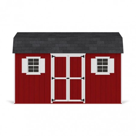 Little Cottage Co. 8x14 Value Gambrel Workshop Wood Barn Kit - (8x14 VGB-6-WS-PC)