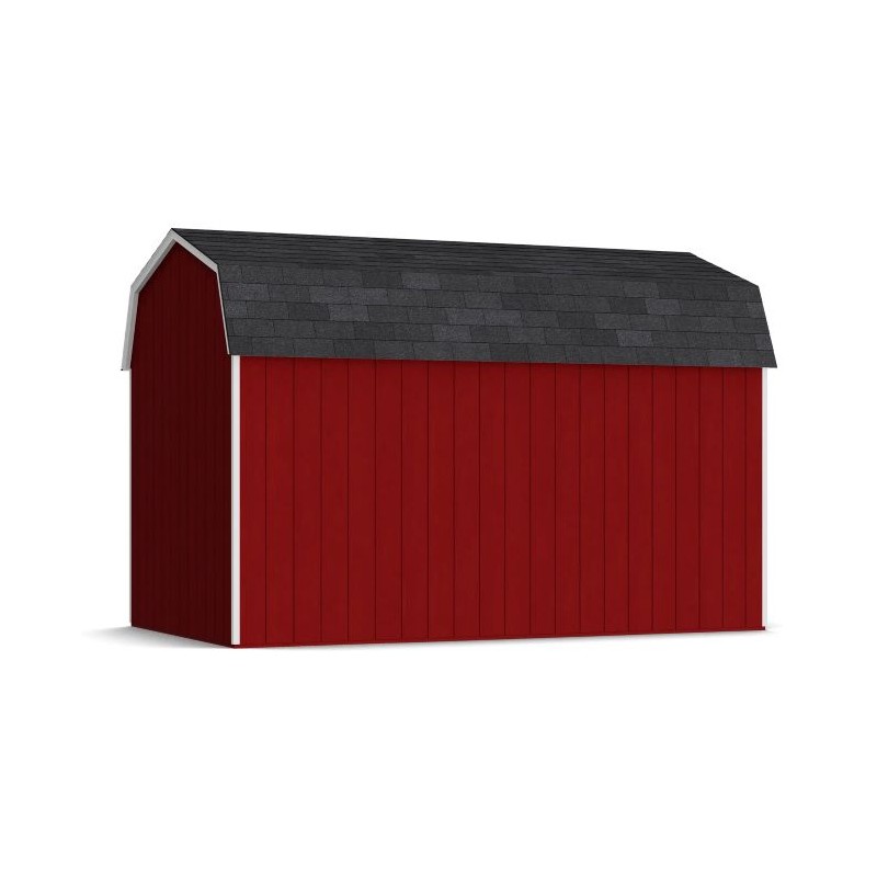 Little Cottage Co. 8x14 Value Gambrel Workshop Wood Barn Kit - (8x14 VGB-6-WS-PC)