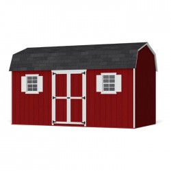 Little Cottage Co. 8x16 Value Gambrel Workshop Wood Barn Kit - (8x16 VGB-6-WS-PC)