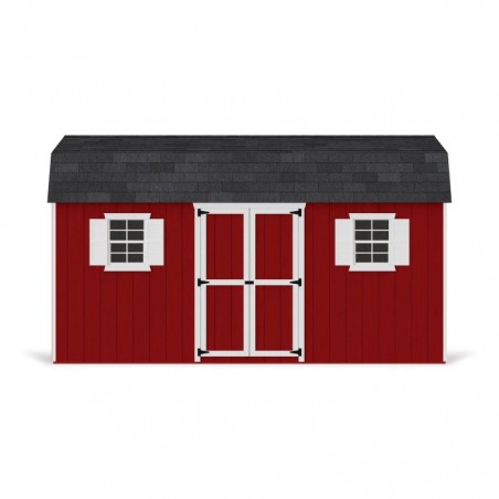 Little Cottage Co. 8x16 Value Gambrel Workshop Wood Barn Kit - (8x16 VGB-6-WS-PC)