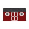 Little Cottage Co. 8x16 Value Gambrel Workshop Wood Barn Kit - (8x16 VGB-6-WS-PC)