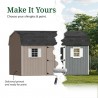 Little Cottage Co. 8x16 Value Gambrel Workshop Wood Barn Kit - (8x16 VGB-6-WS-PC)