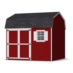 Little Cottage Co. 10x10 Value Gambrel Workshop Wood Barn Kit - (10x10 VGB-6-WS-PC)
