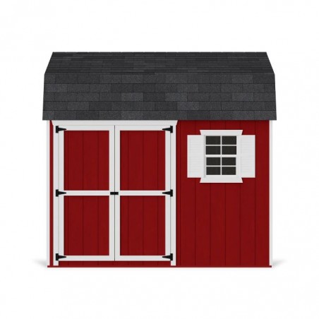 Little Cottage Co. 10x10 Value Gambrel Workshop Wood Barn Kit - (10x10 VGB-6-WS-PC)
