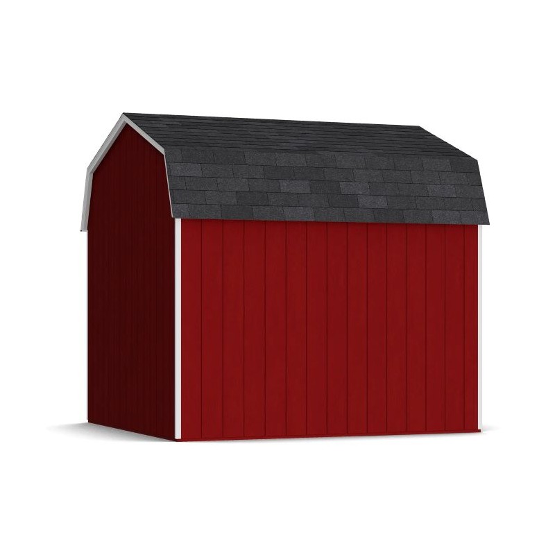 Little Cottage Co. 10x10 Value Gambrel Workshop Wood Barn Kit - (10x10 VGB-6-WS-PC)