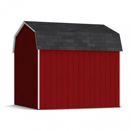 Little Cottage Co. 10x10 Value Gambrel Workshop Wood Barn Kit - (10x10 VGB-6-WS-PC)