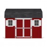 Little Cottage Co. 10x12 Value Gambrel Workshop Wood Barn Kit - (10x12 VGB-6-WS-PC)