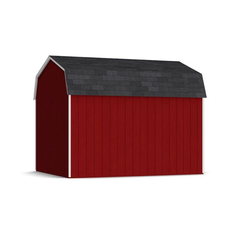 Little Cottage Co. 10x12 Value Gambrel Workshop Wood Barn Kit - (10x12 VGB-6-WS-PC)