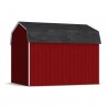 Little Cottage Co. 10x12 Value Gambrel Workshop Wood Barn Kit - (10x12 VGB-6-WS-PC)