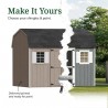 Little Cottage Co. 10x14 Value Gambrel Workshop Wood Barn Kit - (10x14 VGB-6-WS-PC)