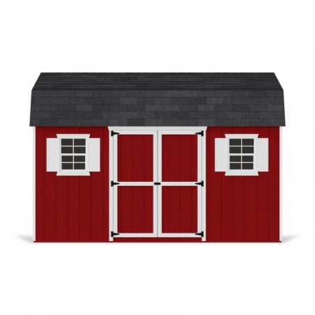 Little Cottage Co. 10x14 Value Gambrel Workshop Wood Barn Kit - (10x14 VGB-6-WS-PC)
