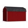 Little Cottage Co. 10x14 Value Gambrel Workshop Wood Barn Kit - (10x14 VGB-6-WS-PC)