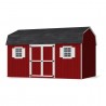 Little Cottage Co. 12x16 Value Gambrel Workshop Wood Barn Kit - (12x16 VGB-6-WS-PC)