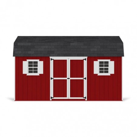 Little Cottage Co. 12x16 Value Gambrel Workshop Wood Barn Kit - (12x16 VGB-6-WS-PC)