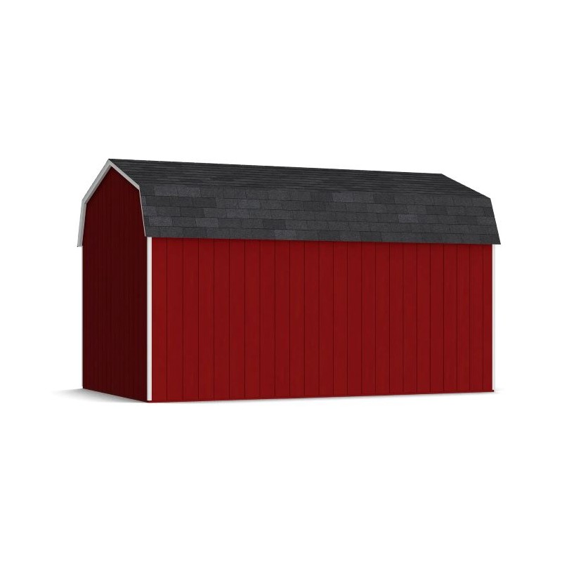 Little Cottage Co. 12x16 Value Gambrel Workshop Wood Barn Kit - (12x16 VGB-6-WS-PC)