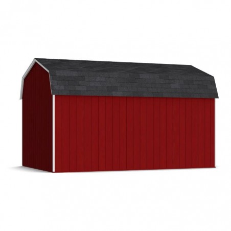 Little Cottage Co. 12x16 Value Gambrel Workshop Wood Barn Kit - (12x16 VGB-6-WS-PC)