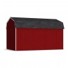 Little Cottage Co. 12x16 Value Gambrel Workshop Wood Barn Kit - (12x16 VGB-6-WS-PC)