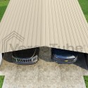 VersaTube 3-Sided 20x20x7 Classic Steel Carport Kit (C3E020200070)