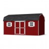 Little Cottage Co. 12x18 Value Gambrel Workshop Wood Barn Kit - (12x18 VGB-6-WS-PC)