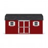 Little Cottage Co. 12x18 Value Gambrel Workshop Wood Barn Kit - (12x18 VGB-6-WS-PC)