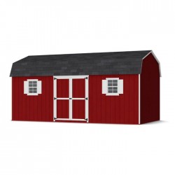 Little Cottage Co. 12x20 Value Gambrel Workshop Wood Barn Kit - (12x20 VGB-6-WS-PC)