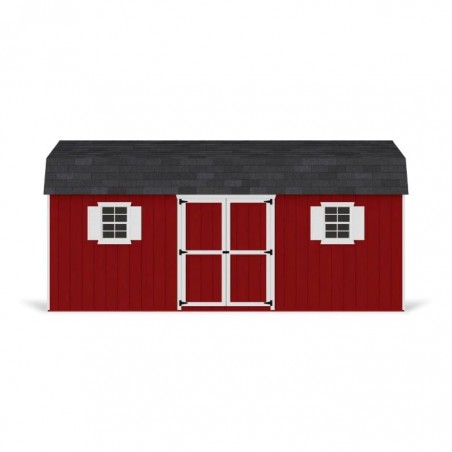 Little Cottage Co. 12x20 Value Gambrel Workshop Wood Barn Kit - (12x20 VGB-6-WS-PC)