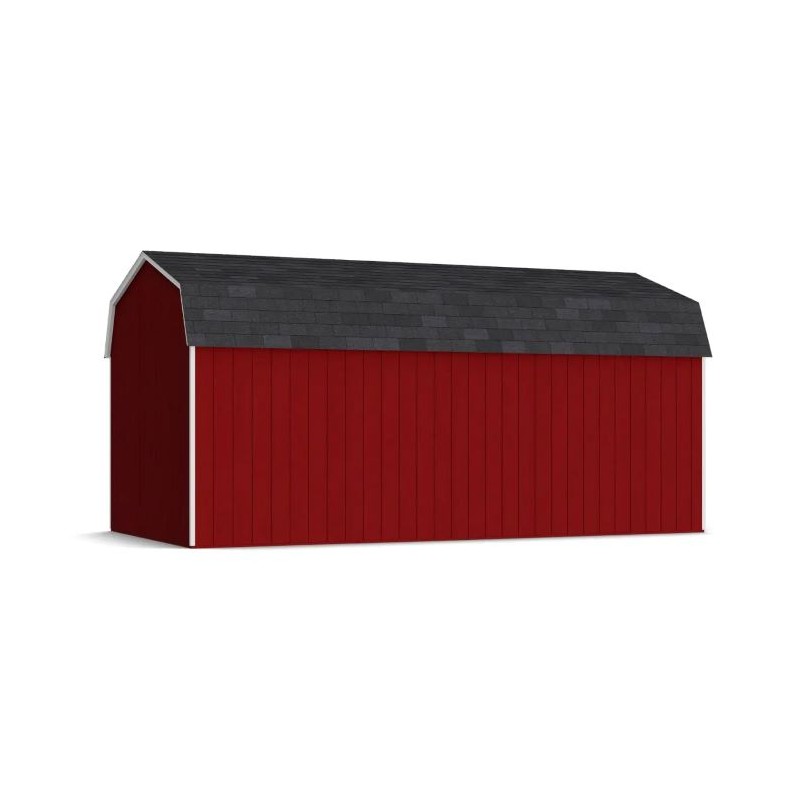 Little Cottage Co. 12x20 Value Gambrel Workshop Wood Barn Kit - (12x20 VGB-6-WS-PC)