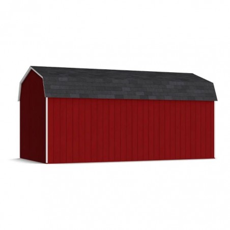 Little Cottage Co. 12x20 Value Gambrel Workshop Wood Barn Kit - (12x20 VGB-6-WS-PC)