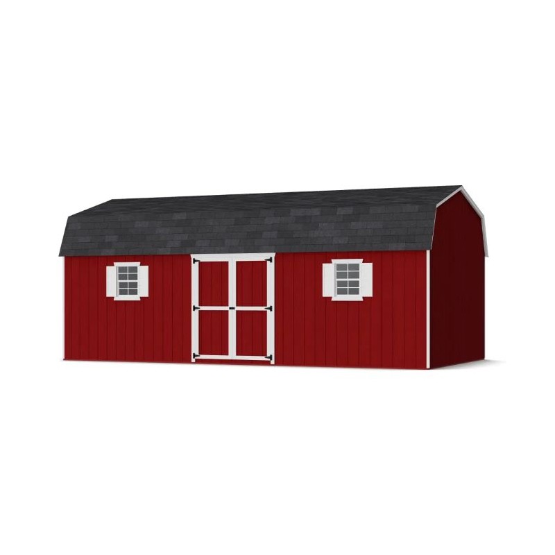 Little Cottage Co. 12x24 Value Gambrel Workshop Wood Barn Kit - (12x24 VGB-6-WS-PC)
