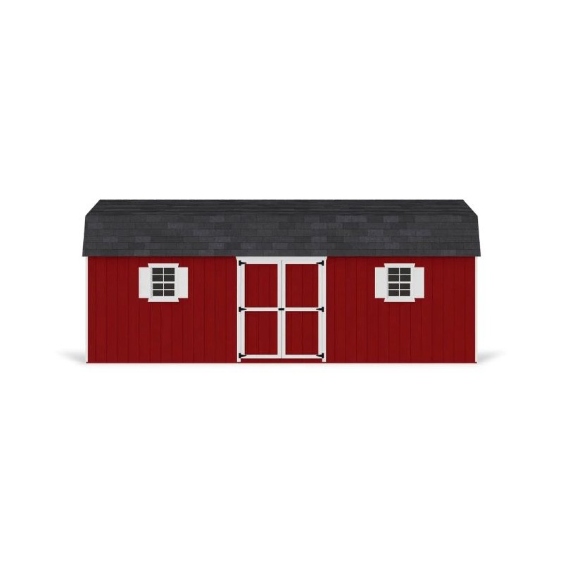 Little Cottage Co. 12x24 Value Gambrel Workshop Wood Barn Kit - (12x24 VGB-6-WS-PC)