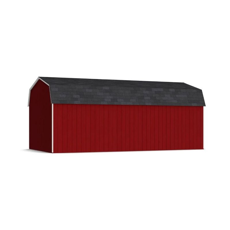 Little Cottage Co. 12x24 Value Gambrel Workshop Wood Barn Kit - (12x24 VGB-6-WS-PC)
