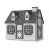 Little Cottage Co. 6x8 Cape Cod Panelized Wood Playhouse Kit - (6x8 CCP-PNK)