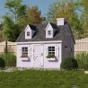 Little Cottage Co. 6x8 Cape Cod Panelized Wood Playhouse Kit - (6x8 CCP-PNK)