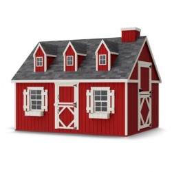 Little Cottage Co. 8x10 Cape Cod Panelized Wood Playhouse Kit - (8x10 CCP-PNK)