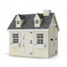 Little Cottage Co. 4x6 Cape Cod Panelized Wood Playhouse Kit with Floor - (4x6 CCP-PNK-FK)