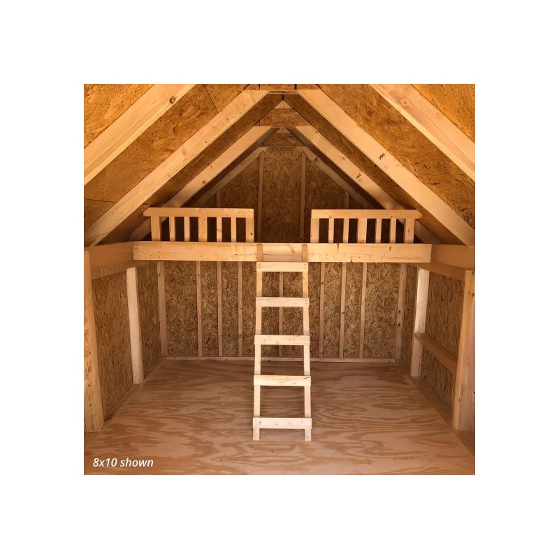 Little Cottage Co. 8x10 Cape Cod Panelized Wood Playhouse Kit with Floor - (8x10 CCP-PNK-FK)
