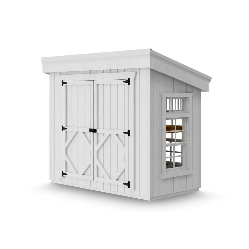 Little Cottage Co. Small Petite Wood Greenhouse Kit - (58 LCPG-PNK)